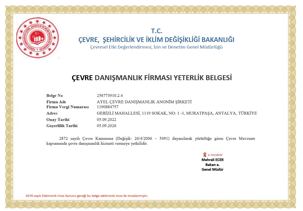 Yeterlik Belgesi